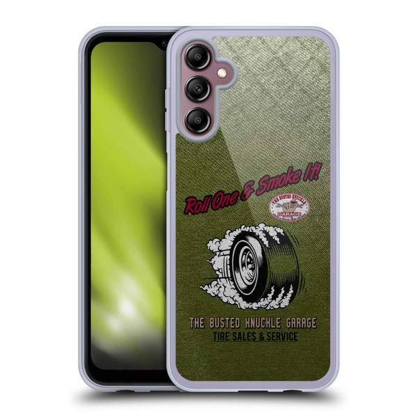 Busted Knuckle Garage Graphics Tire Soft Gel Case for Samsung Galaxy A14 5G