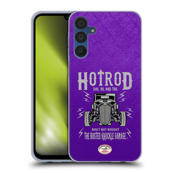 Busted Knuckle Garage Graphics Hot Rod Soft Gel Case for Samsung Galaxy A15