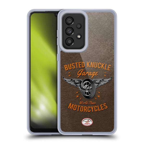 Busted Knuckle Garage Graphics Motorcycles Soft Gel Case for Samsung Galaxy A33 5G (2022)
