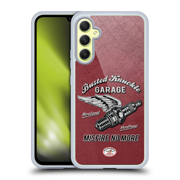 Busted Knuckle Garage Graphics Misfire Soft Gel Case for Samsung Galaxy A34 5G