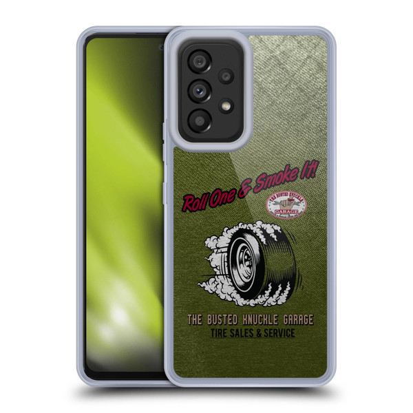 Busted Knuckle Garage Graphics Tire Soft Gel Case for Samsung Galaxy A53 5G (2022)