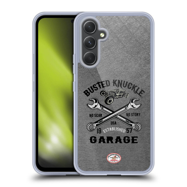 Busted Knuckle Garage Graphics No Scar Soft Gel Case for Samsung Galaxy A54 5G