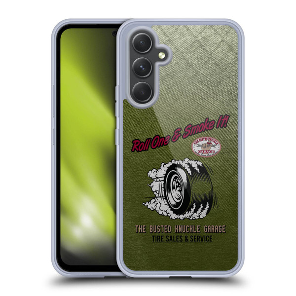 Busted Knuckle Garage Graphics Tire Soft Gel Case for Samsung Galaxy A54 5G