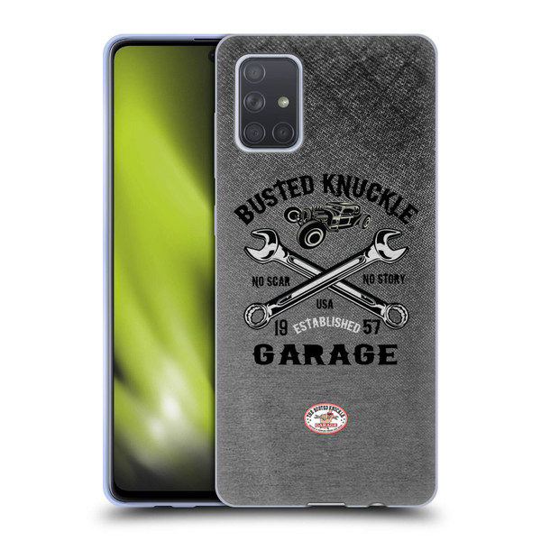 Busted Knuckle Garage Graphics No Scar Soft Gel Case for Samsung Galaxy A71 (2019)