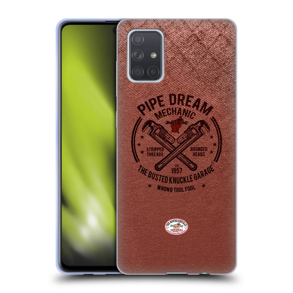 Busted Knuckle Garage Graphics Pipe Dream Soft Gel Case for Samsung Galaxy A71 (2019)