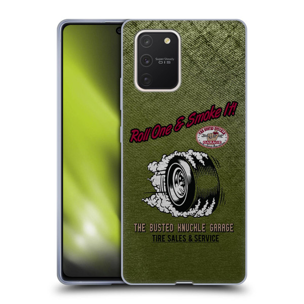 Busted Knuckle Garage Graphics Tire Soft Gel Case for Samsung Galaxy S10 Lite