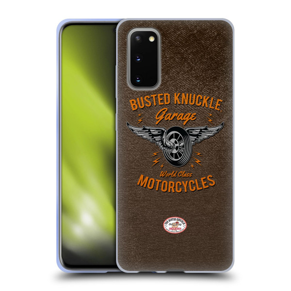 Busted Knuckle Garage Graphics Motorcycles Soft Gel Case for Samsung Galaxy S20 / S20 5G