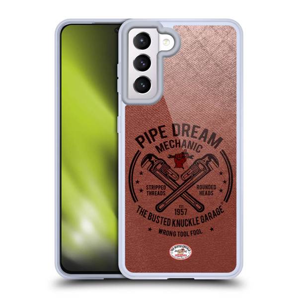 Busted Knuckle Garage Graphics Pipe Dream Soft Gel Case for Samsung Galaxy S21 5G