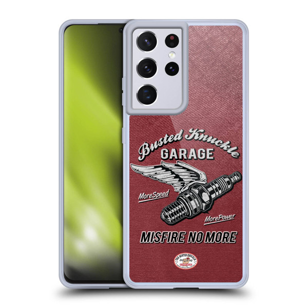 Busted Knuckle Garage Graphics Misfire Soft Gel Case for Samsung Galaxy S21 Ultra 5G