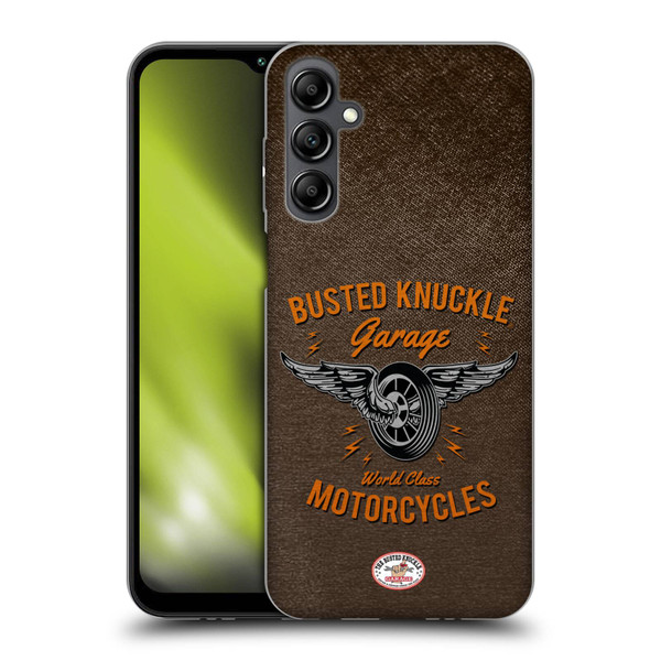Busted Knuckle Garage Graphics Motorcycles Soft Gel Case for Samsung Galaxy M14 5G