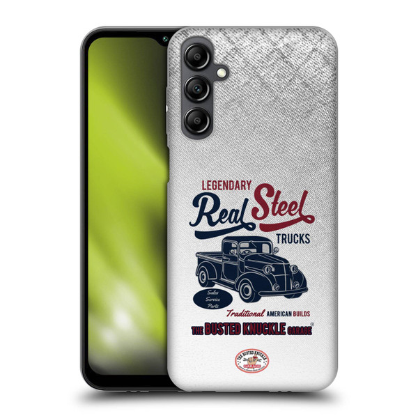 Busted Knuckle Garage Graphics Real Steel Soft Gel Case for Samsung Galaxy M14 5G