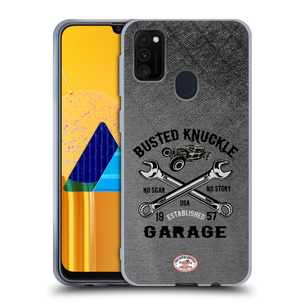 Busted Knuckle Garage Graphics No Scar Soft Gel Case for Samsung Galaxy M30s (2019)/M21 (2020)