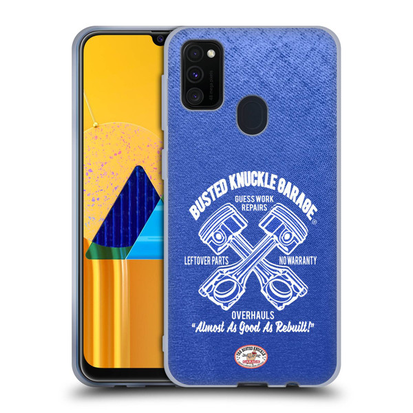 Busted Knuckle Garage Graphics Overhauls Soft Gel Case for Samsung Galaxy M30s (2019)/M21 (2020)