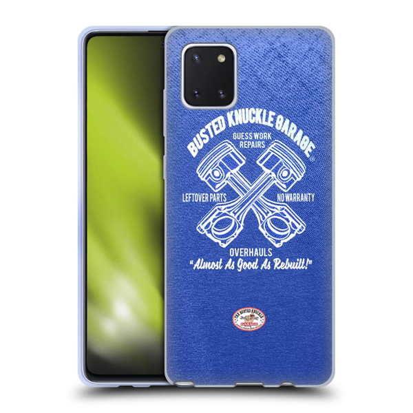 Busted Knuckle Garage Graphics Overhauls Soft Gel Case for Samsung Galaxy Note10 Lite