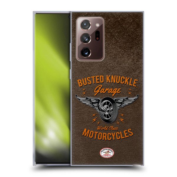 Busted Knuckle Garage Graphics Motorcycles Soft Gel Case for Samsung Galaxy Note20 Ultra / 5G
