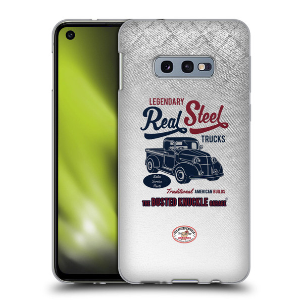 Busted Knuckle Garage Graphics Real Steel Soft Gel Case for Samsung Galaxy S10e