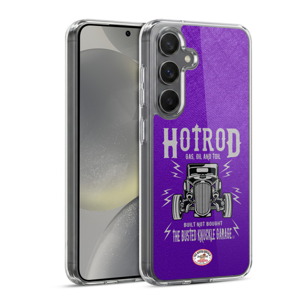 Busted Knuckle Garage Graphics Hot Rod Soft Gel Case for Samsung Galaxy S24 5G & MagSafe