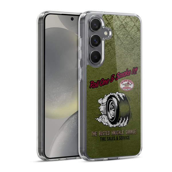 Busted Knuckle Garage Graphics Tire Soft Gel Case for Samsung Galaxy S24 5G & MagSafe