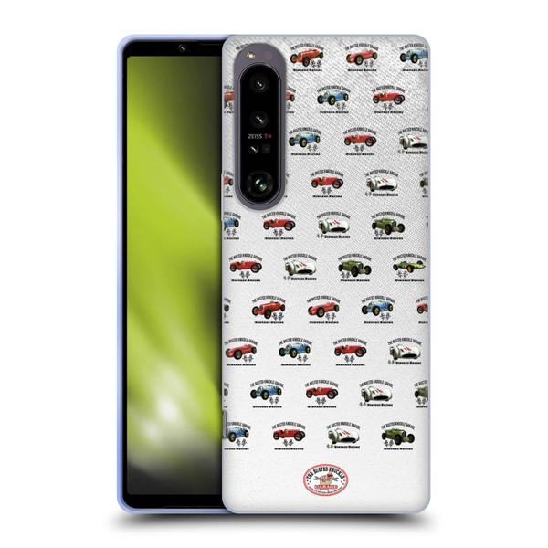 Busted Knuckle Garage Graphics Pattern Soft Gel Case for Sony Xperia 1 IV