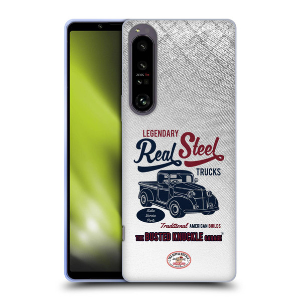 Busted Knuckle Garage Graphics Real Steel Soft Gel Case for Sony Xperia 1 IV