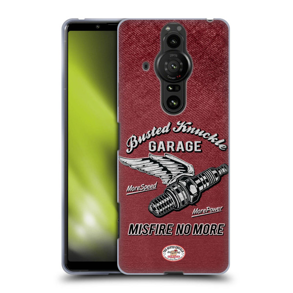 Busted Knuckle Garage Graphics Misfire Soft Gel Case for Sony Xperia Pro-I