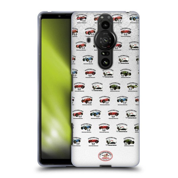 Busted Knuckle Garage Graphics Pattern Soft Gel Case for Sony Xperia Pro-I