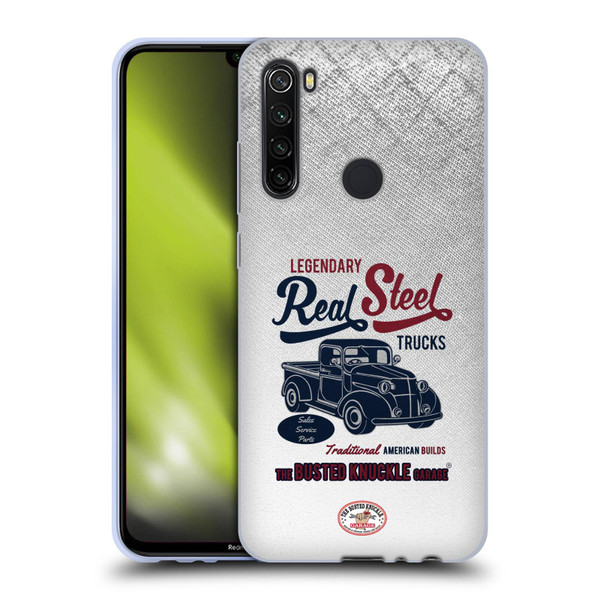 Busted Knuckle Garage Graphics Real Steel Soft Gel Case for Xiaomi Redmi Note 8T