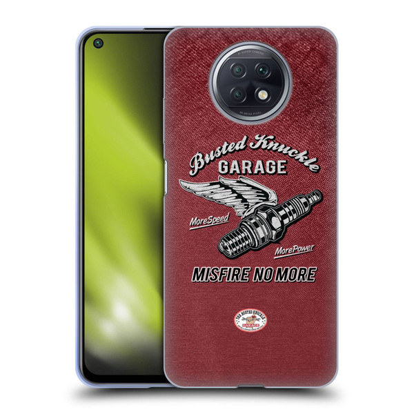 Busted Knuckle Garage Graphics Misfire Soft Gel Case for Xiaomi Redmi Note 9T 5G