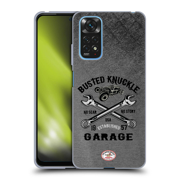 Busted Knuckle Garage Graphics No Scar Soft Gel Case for Xiaomi Redmi Note 11 / Redmi Note 11S