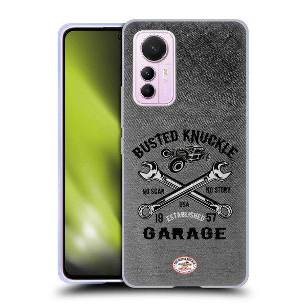 Busted Knuckle Garage Graphics No Scar Soft Gel Case for Xiaomi 12 Lite
