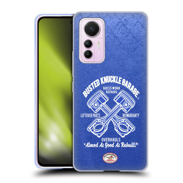 Busted Knuckle Garage Graphics Overhauls Soft Gel Case for Xiaomi 12 Lite