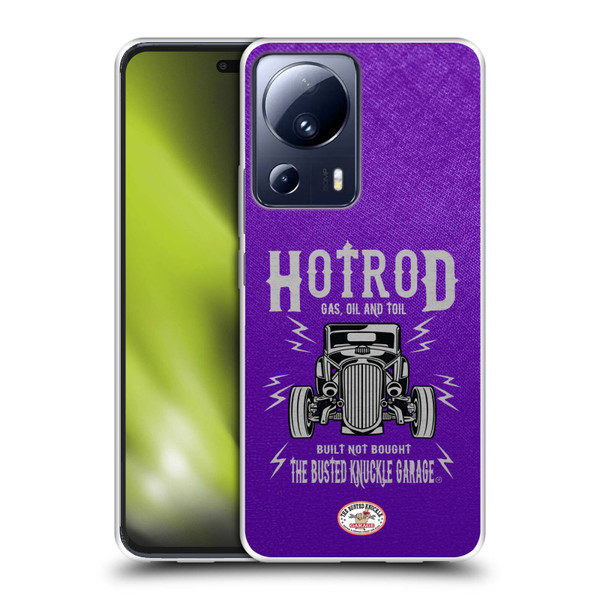 Busted Knuckle Garage Graphics Hot Rod Soft Gel Case for Xiaomi 13 Lite 5G