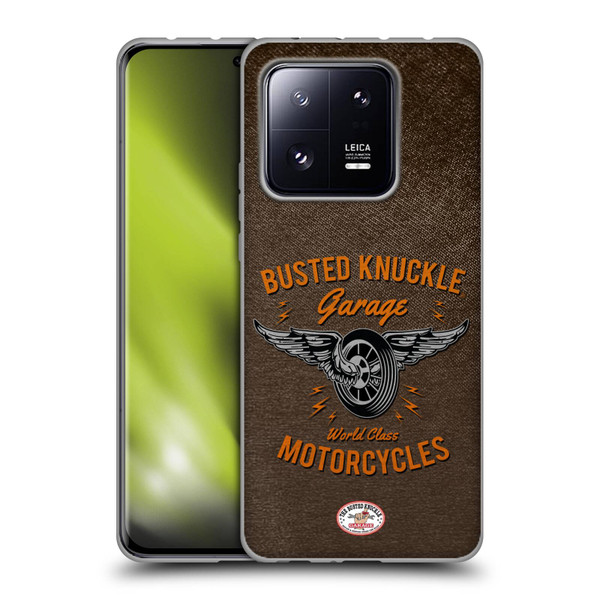 Busted Knuckle Garage Graphics Motorcycles Soft Gel Case for Xiaomi 13 Pro 5G