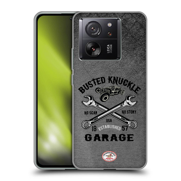 Busted Knuckle Garage Graphics No Scar Soft Gel Case for Xiaomi 13T 5G / 13T Pro 5G
