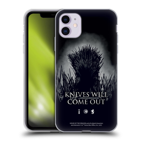 House Of The Dragon: Television Series Art Knives Will Come Out Soft Gel Case for Apple iPhone 11