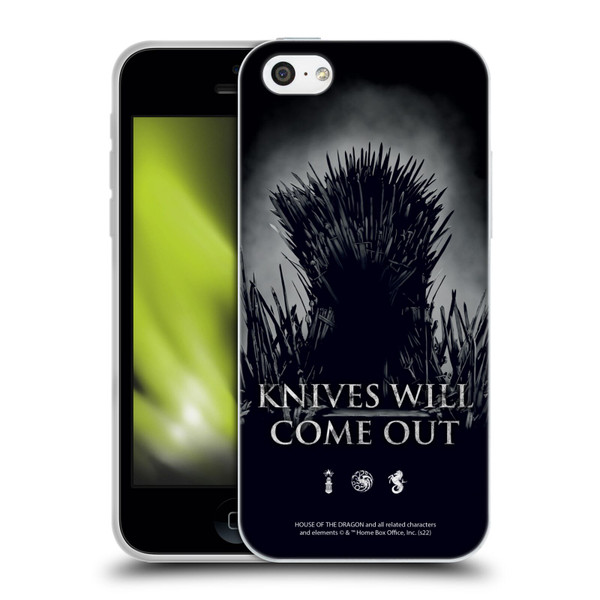 House Of The Dragon: Television Series Art Knives Will Come Out Soft Gel Case for Apple iPhone 5c
