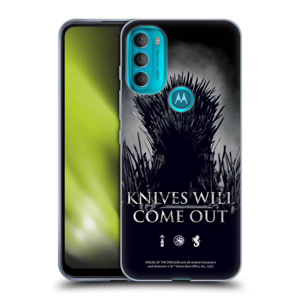 House Of The Dragon: Television Series Art Knives Will Come Out Soft Gel Case for Motorola Moto G71 5G