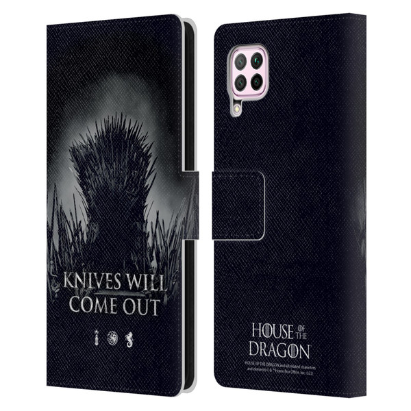 House Of The Dragon: Television Series Art Knives Will Come Out Leather Book Wallet Case Cover For Huawei Nova 6 SE / P40 Lite