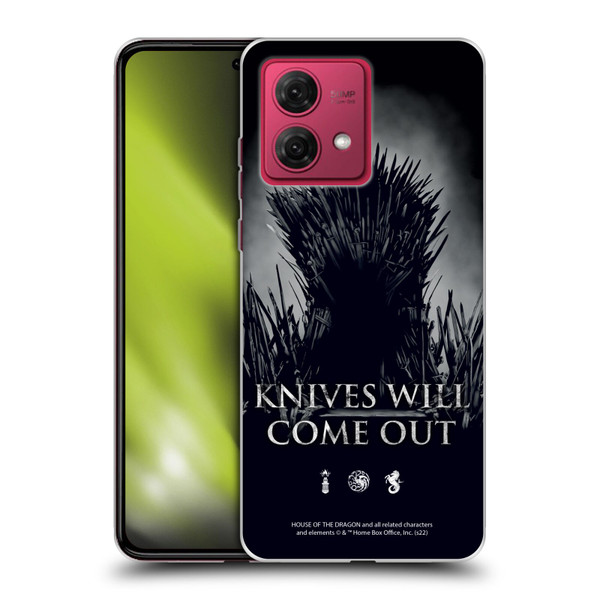 House Of The Dragon: Television Series Art Knives Will Come Out Soft Gel Case for Motorola Moto G84 5G