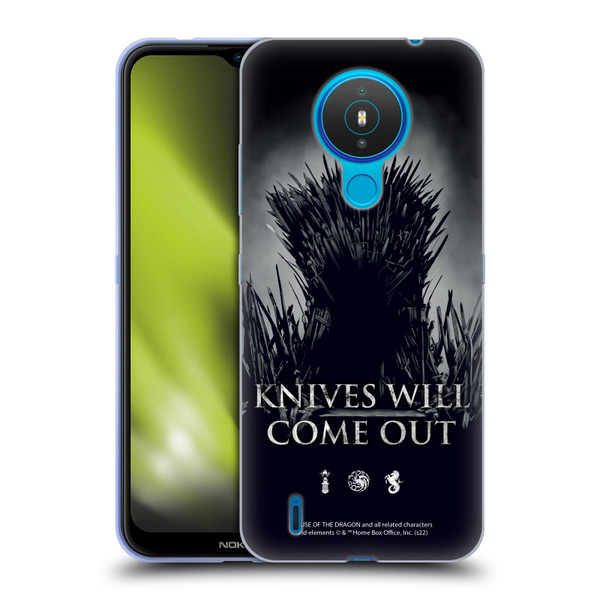 House Of The Dragon: Television Series Art Knives Will Come Out Soft Gel Case for Nokia 1.4