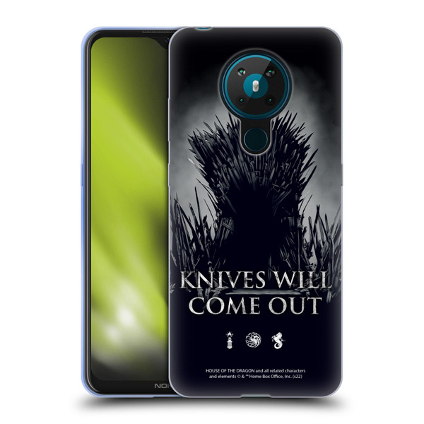 House Of The Dragon: Television Series Art Knives Will Come Out Soft Gel Case for Nokia 5.3