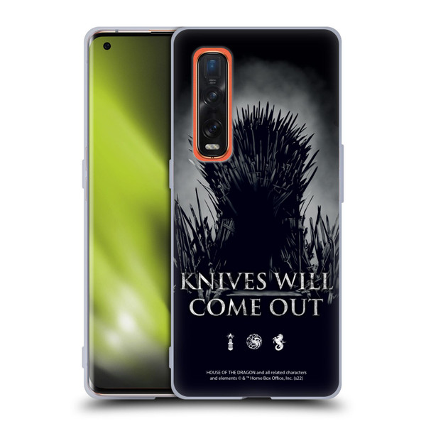House Of The Dragon: Television Series Art Knives Will Come Out Soft Gel Case for OPPO Find X2 Pro 5G