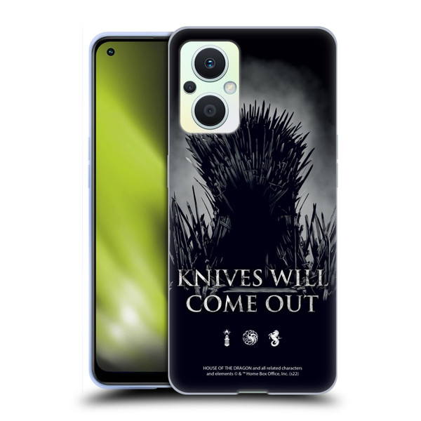 House Of The Dragon: Television Series Art Knives Will Come Out Soft Gel Case for OPPO Reno8 Lite