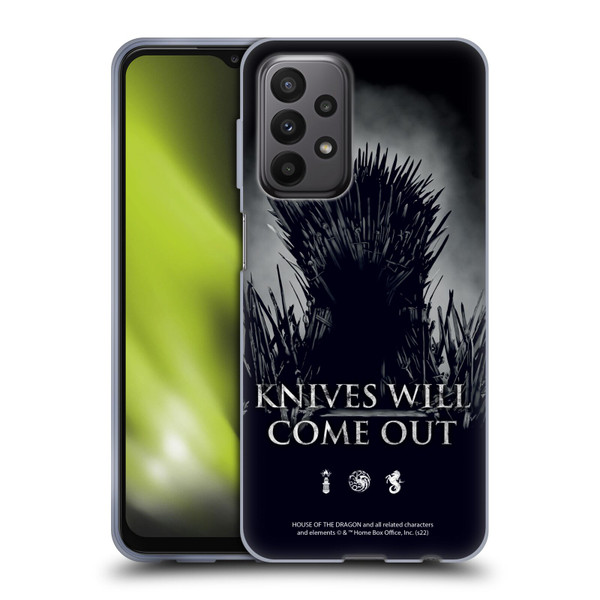 House Of The Dragon: Television Series Art Knives Will Come Out Soft Gel Case for Samsung Galaxy A23 / 5G (2022)