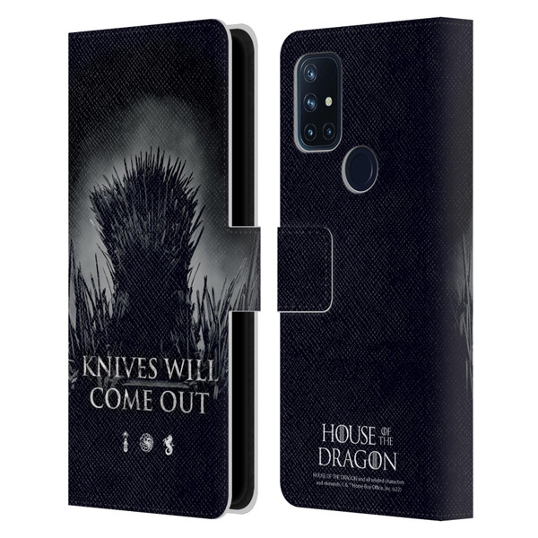 House Of The Dragon: Television Series Art Knives Will Come Out Leather Book Wallet Case Cover For OnePlus Nord N10 5G