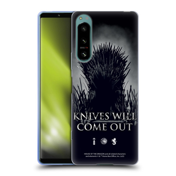 House Of The Dragon: Television Series Art Knives Will Come Out Soft Gel Case for Sony Xperia 5 IV