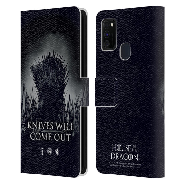 House Of The Dragon: Television Series Art Knives Will Come Out Leather Book Wallet Case Cover For Samsung Galaxy M30s (2019)/M21 (2020)
