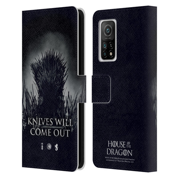 House Of The Dragon: Television Series Art Knives Will Come Out Leather Book Wallet Case Cover For Xiaomi Mi 10T 5G