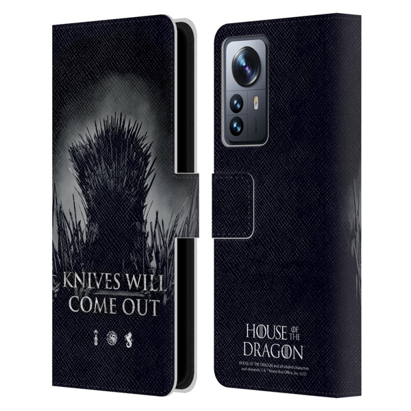 House Of The Dragon: Television Series Art Knives Will Come Out Leather Book Wallet Case Cover For Xiaomi 12 Pro
