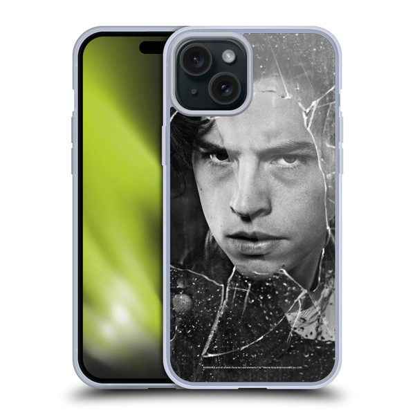 Riverdale Broken Glass Portraits Jughead Jones Soft Gel Case for Apple iPhone 15 Plus